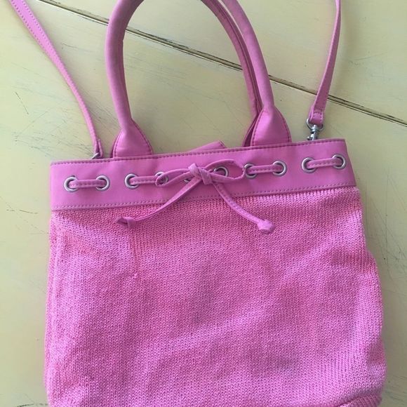 The Sak Pink Crochet Small Purse Crossbody - Picture 2 of 11